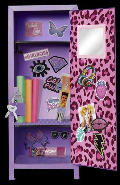 Kids Euroswan Taquilla metálica con imanes y adhesivos - Juguete educativo magnético para niños de 3 años