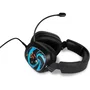 Konix AABJK83317 - Auriculares Gaming Con Cable Naruto Shippuden 7.1 para PC, Altavoces 50 mm, Micrófono, Luz LED Negro