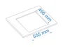 Haeger Placa de Vitrocermica VH-004.001A Negro 59 cm 4 Zonas