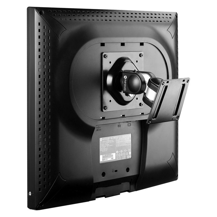 AG Neovo PMK-01 Kit de Montaje Pivot para Pantallas de 15 a 32 Pulgadas, Capacidad 14 kg, Inclinación de -90 a 90 Grados, Color Negro