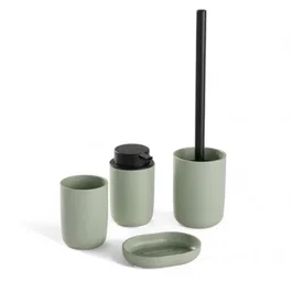 Today Juego de 4 accesorios de baño - Verde
