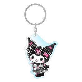 Sakami Merchandise Llavero Sanrio Kuromi Pink Black Party Series