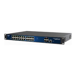 ALLNET ALL-SG8628PMJ-10G Switch gestionado Layer 2+ 24 Puertos GbE PoE 370W con 4 Puertos SFP+ y API JSON