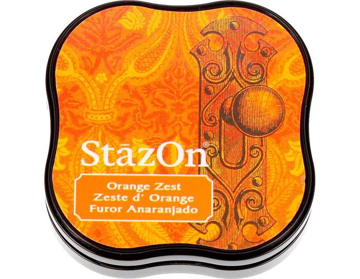 Tsukineko Almohadilla de Tinta STAZON MIDI Flúor Anaranjado 58x58mm Tsukineko Almohadilla de Tinta STAZON MIDI Flúor Anaranjado 58x58mm