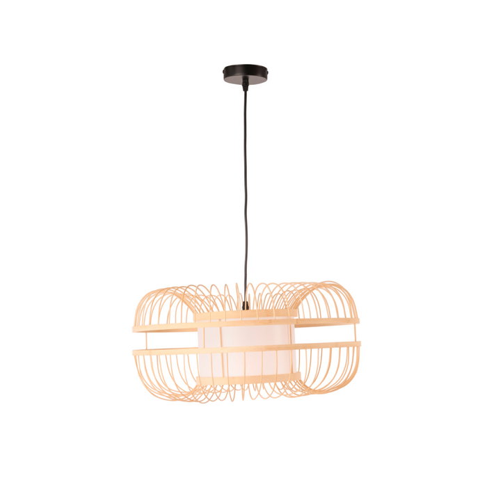 SKD Lámpara Colgante Burgas de Bambú Ø500 x 250 mm
