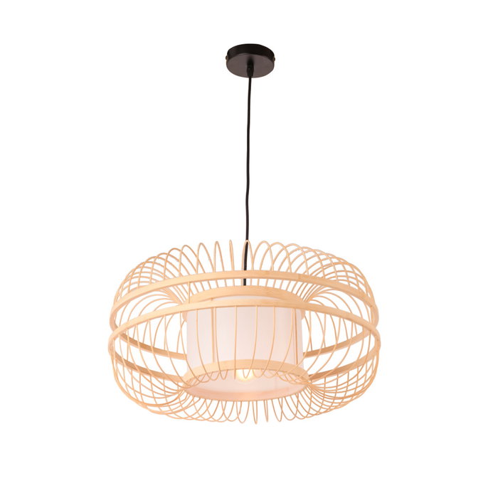 SKD Lámpara Colgante Burgas de Bambú Ø500 x 250 mm