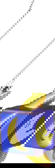 Alessi GJ02 8 Bola de Navidad Mooncube de Vidrio Soplado con Adornos Hechos a Mano, Diseño Inédito Original Alessi GJ02 8 Bola de Navidad Mooncube de Vidrio Soplado con Adornos Hechos a Mano, Diseño Inédito Original