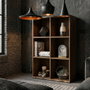 Home Deco Factory Estantería Forest con 6 compartimentos
