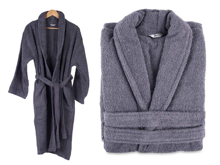 Berilo Albornoz Gris 500Gr Talla M L 100% Algodón 10.5x37x28 cm (Set de 6)