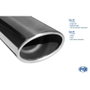 Fox Porsche Cayenne Silencioso Trasero Derecha-Izquierda - 2x90, Tipo 13 Ri, FXPO100013-748