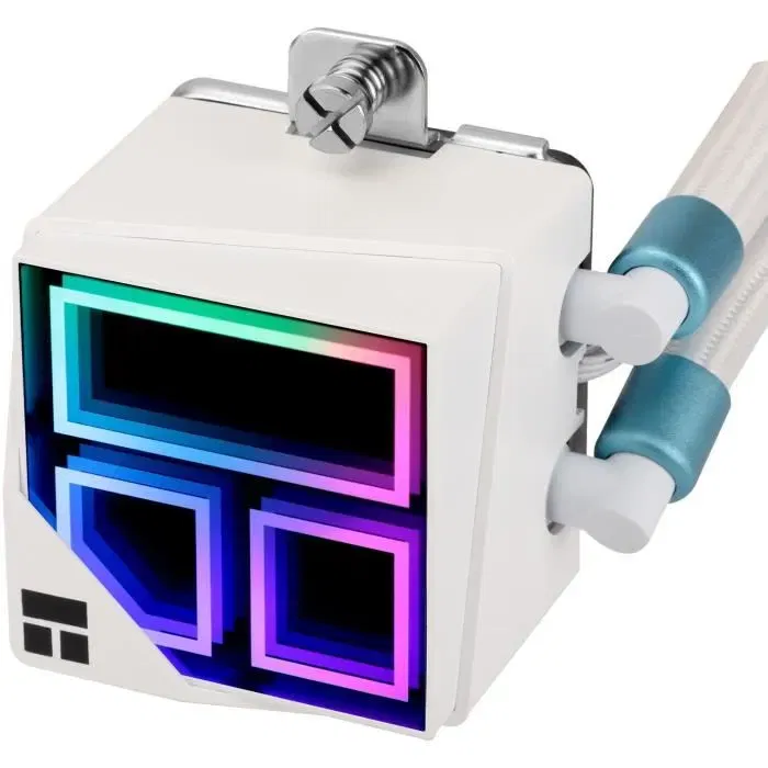 Thermalright Frozen Infinity 240 Kit Refrigeración Líquida AIO Blanco Ventiladores ARGB 2x120 mm Intel AMD THE0814256017343