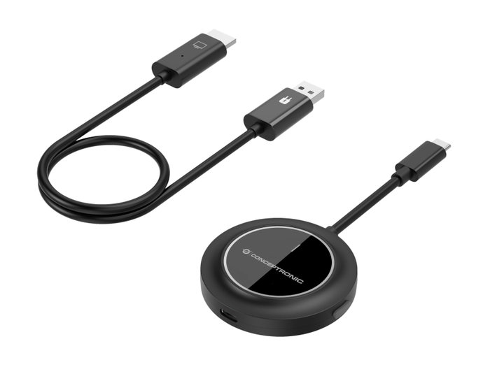 Conceptronic ATHERIC01B Kit de Pantalla Inalámbrico USB-C a HDMI 1080P Conceptronic ATHERIC01B Kit de Pantalla Inalámbrico USB-C a HDMI 1080P