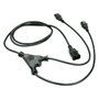 Lindy 30039 Cable de Alimentación Divisor IEC C14 a 2 x IEC C13, 2 m