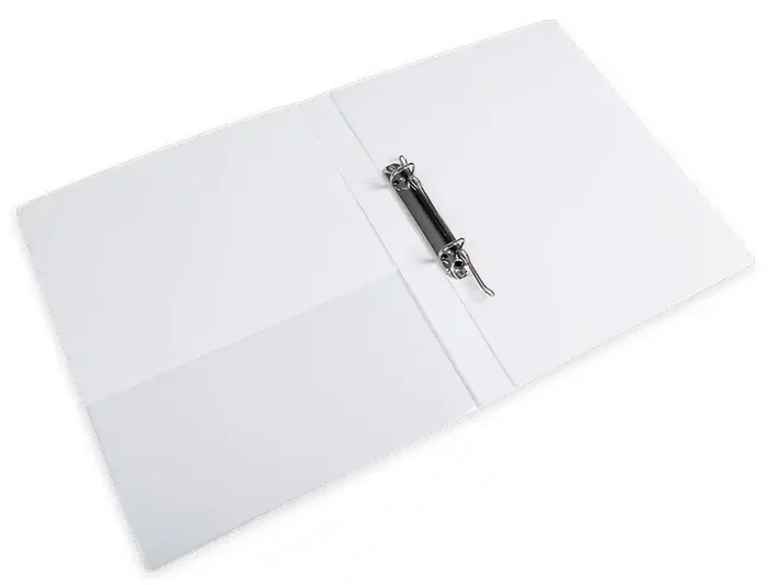 Liderpapel Carpeta canguro de 2 anillas mixtas 16mm Blanco A4
