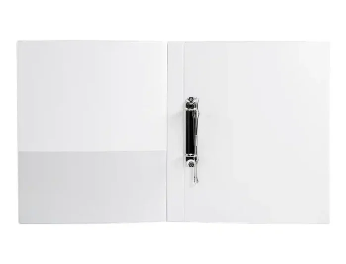 Liderpapel Carpeta canguro de 2 anillas mixtas 16mm Blanco A4