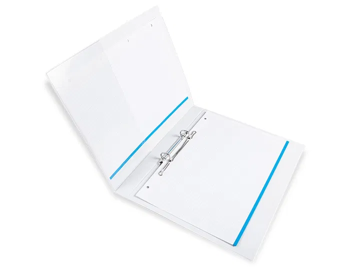 Liderpapel Carpeta canguro 2 anillas mixtas 16mm A4 plástico color blanco Liderpapel Carpeta canguro 2 anillas mixtas 16mm A4 plástico color blanco