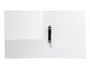 Liderpapel Carpeta canguro 2 anillas mixtas 16mm A4 plástico color blanco