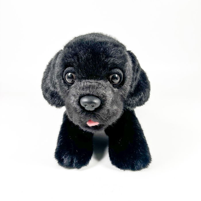 DEQUBE Peluche Labrador Negro 21Cm Con Chaleco 939D00249