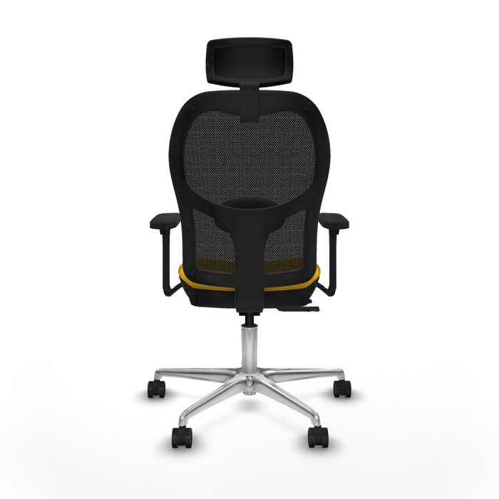 PIQUERAS Y CRESPO Silla de oficina Jorquera con mecanismo Sincro/Traslack, Amarillo y Negro PIQUERAS Y CRESPO Silla de oficina Jorquera con mecanismo Sincro/Traslack, Amarillo y Negro