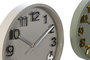 DKD Home Decor Pack de 2 Relojes de Pared Silenciosos de PVC, 30x30 cm