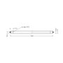 Ledvance Tubo LED T5 G5 37W 5600lm 6500K 180º IP20 Regulable con Driver Externo