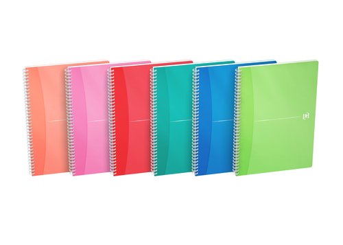 OXFORD Bloc Office My Colours A4 con cuadrícula 5x5 y regla, Set de 20 OXFORD Bloc Office My Colours A4 con cuadrícula 5x5 y regla, Set de 20