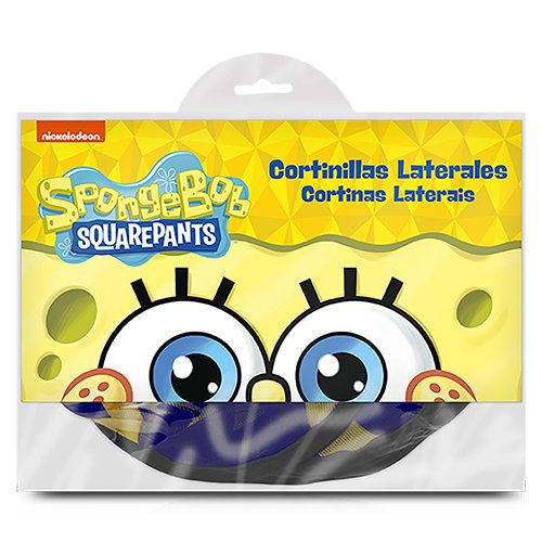 Abc Cortinillas Laterales Bob Esponja 2 Piezas CS10 Abc Cortinillas Laterales Bob Esponja 2 Piezas CS10