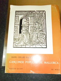 MOLL EDITORIAL, CANçONER POPULAR MALLORCA IV, Rafel Ginard Bauçà