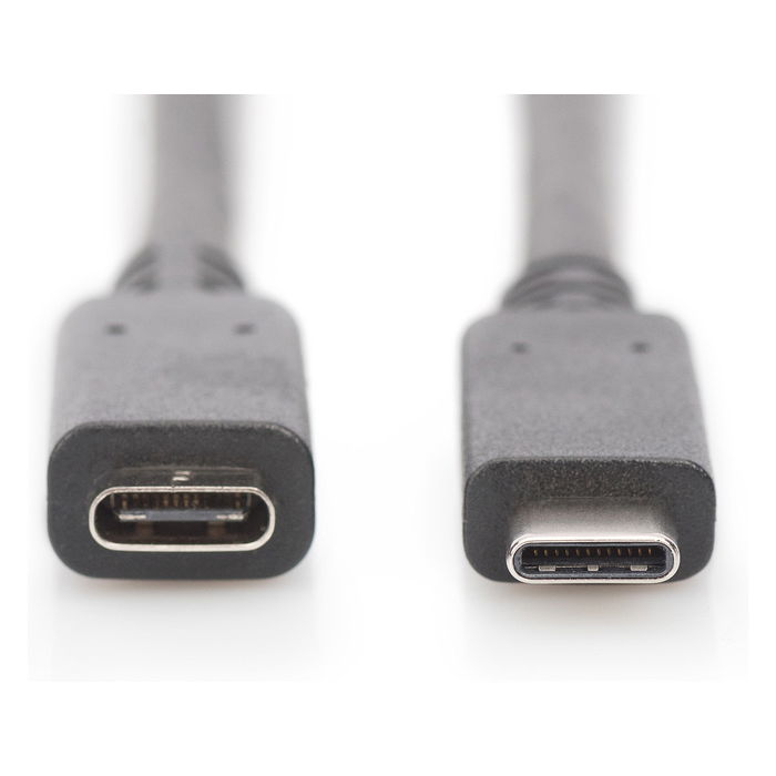 Digitus Cable Extensor/Alargador USB 2.0 Tipo C Macho a Tipo C Hembra 1.5 Metros, Velocidad 480 Mbps, Negro Digitus Cable Extensor/Alargador USB 2.0 Tipo C Macho a Tipo C Hembra 1.5 Metros, Velocidad 480 Mbps, Negro
