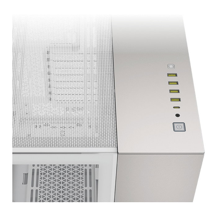 Corsair iCUE 6500X Caja para PC Mid-Tower Blanco/Gris Satinado