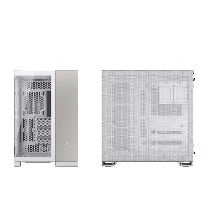 Corsair iCUE 6500X Caja para PC Mid-Tower Blanco/Gris Satinado