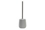 DKD Home Decor Escobillero de Gres Gomoso Gris Claro