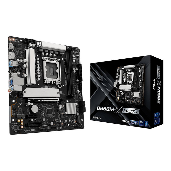 ASRock B860M-X Gen5 DDR5 LGA 1851 micro ATX ASRock B860M-X Gen5 DDR5 LGA 1851 micro ATX