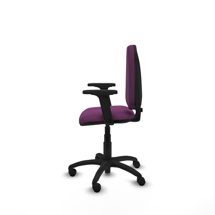 PIQUERAS Y CRESPO Silla de oficina Aýna Morada con Brazos 2D PIQUERAS Y CRESPO Silla de oficina Aýna Morada con Brazos 2D