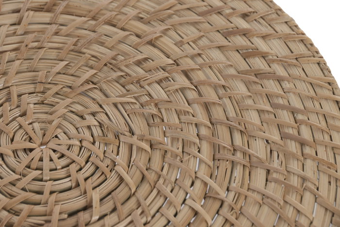 DKD Home Decor Salvamanteles Individual de Ratán y Bambú Natural DKD Home Decor Salvamanteles Individual de Ratán y Bambú Natural