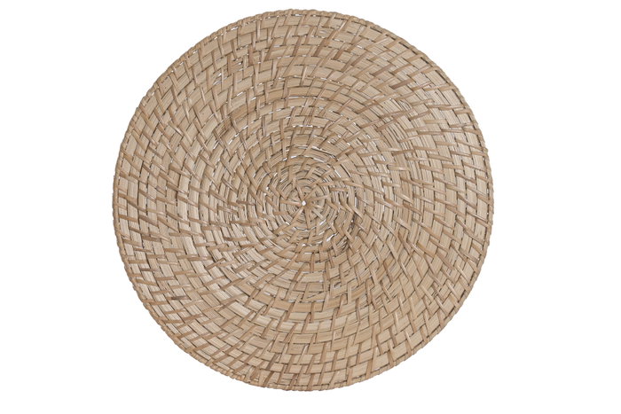 DKD Home Decor Salvamanteles Individual de Ratán y Bambú Natural DKD Home Decor Salvamanteles Individual de Ratán y Bambú Natural