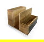 Inde Organizador de Mesa de Madera para Bar - 14.4 cm (Ancho) x 11.8 cm (Alto) x 18.4 cm (Largo) (6 Unidades)