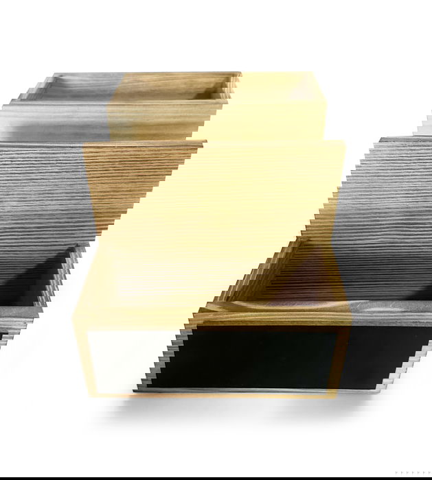 Inde Organizador de Mesa de Madera para Bar - 14.4 cm (Ancho) x 11.8 cm (Alto) x 18.4 cm (Largo) (6 Unidades)