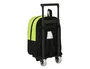 Safta Mochila con carro Real Betis Balompié Negra y Verde Lima