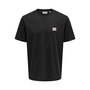 Camiseta de Manga Corta Hombre Only & Sons Onsdawson Reg Ss Tee Vd Negro S