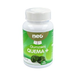 NEO Quema+ Gummies 36 Gominolas Vinagre de Sidra de Manzana y Cromo Veganas Sabor Manzana