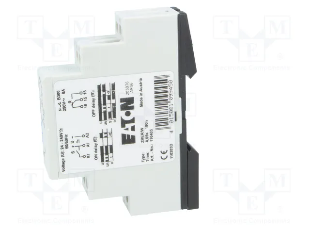 EATON ELECTRIC Relé de tiempo SPDT 24-240VAC/DC