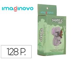 Imaginovo Mini Bloques de Construcción Shape It Koala, 124 Piezas