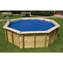 Ubbink Cubierta de Burbujas para Piscina de Madera, 400 x 750 cm, Polietileno, Azul