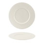 Summa VALET GOURMET Plato Llano 28 cm Vajilla Vitro Porcelana Color Marfil (Set de 6)