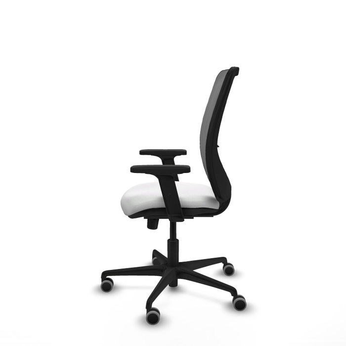 PIQUERAS Y CRESPO Silla de oficina Zulema con mecanismo Sincro, Blanco y Gris PIQUERAS Y CRESPO Silla de oficina Zulema con mecanismo Sincro, Blanco y Gris