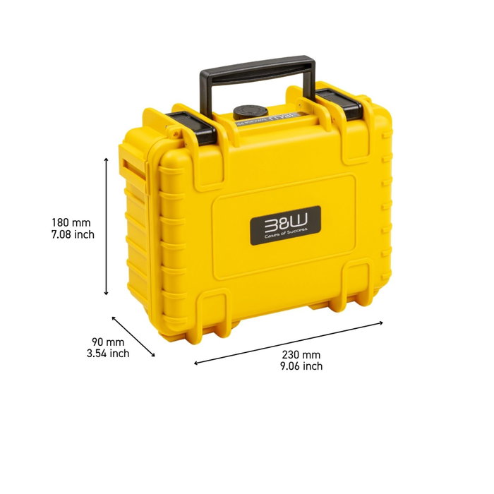 B&W gimbal.case PP.23 Amarillo para DJI Osmo Pocket 4