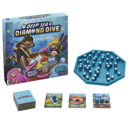 Mattel Games Deep Sea Diamond Dive Juego de Mesa Infantil +5 Años - Edición en Español JMJ62