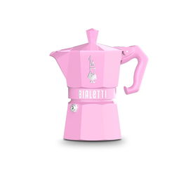 Cafetera Italiana Bialetti MOKA EXCLUSIVE 3T Rosa Aluminio Plástico Baquelita 3 Tazas