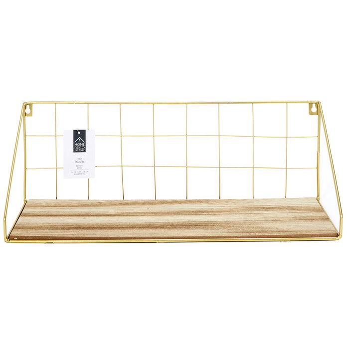 Home Deco Factory Estante 45X15 Dorado